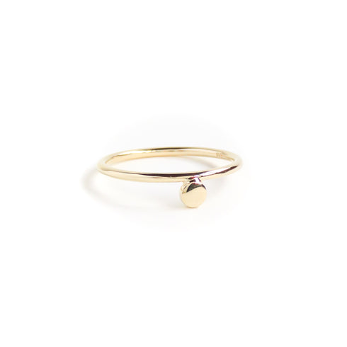 The Dot Ring in Yellow Gold